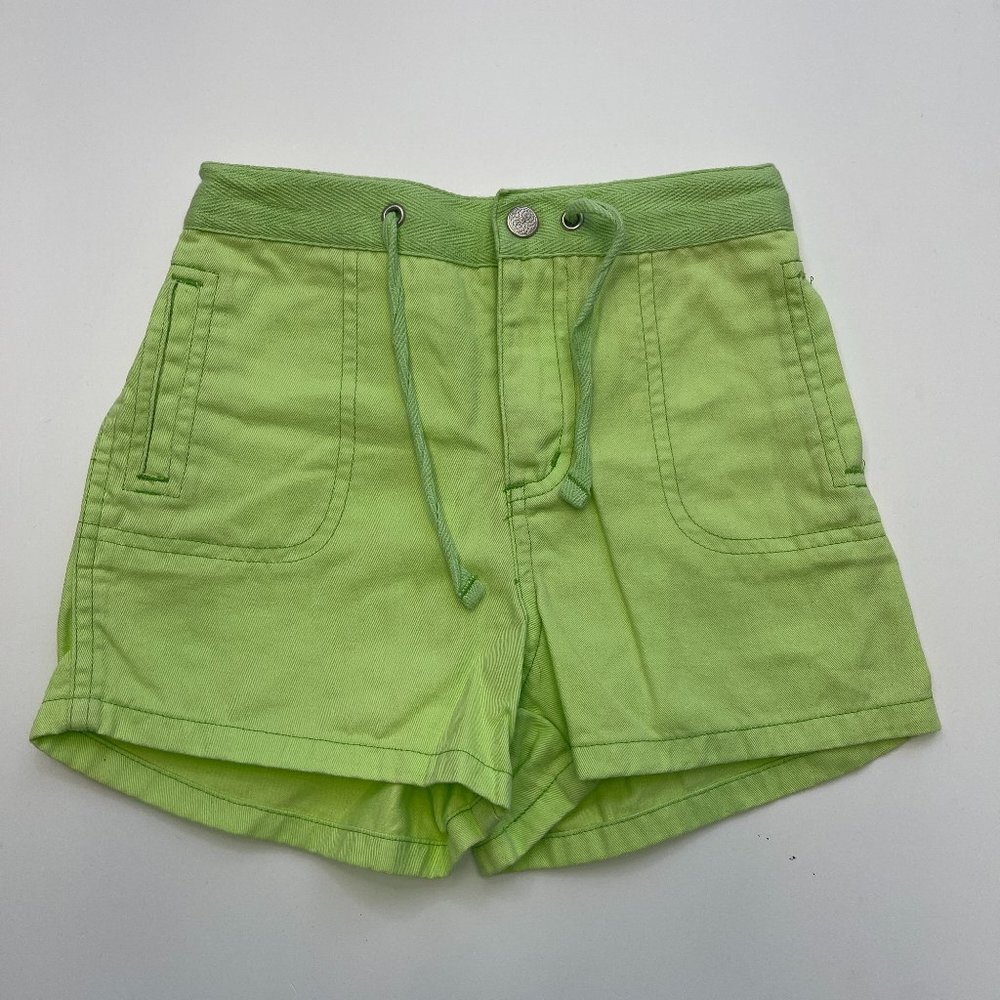 CIRCO Green Denim Kids Shorts Size 6/6X - Picture 1 of 3